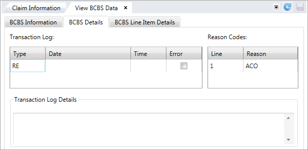View BCBS data