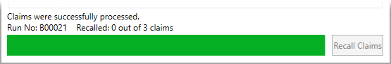 Recalled Claims Result